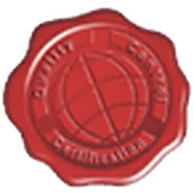 Quality certification badge